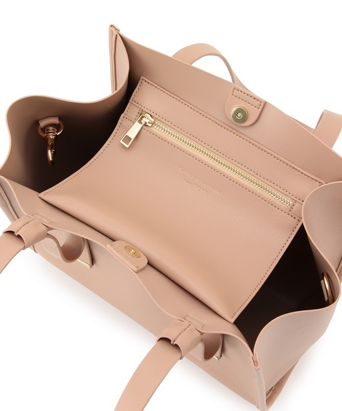 ROPE' PICNIC（ロペピクニック）の「【軽量】フラットリボンハンドルA4トートバッグ（トートバッグ・レディース・ブラック/キャメル/ピンク系その他2・FREE）」の8枚目の写真