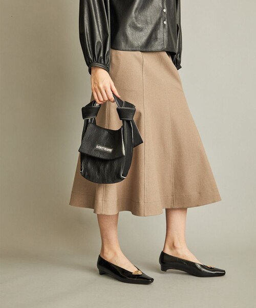 LASTFRAME(ラストフレーム)の「ツートーンオビバッグ L21207(ハンドバッグ・レディース・ブラック/グリーン・FREE)」の7枚目の写真