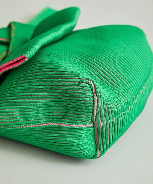 LASTFRAME(ラストフレーム)の「ツートーンオビバッグ L21207(ハンドバッグ・レディース・ブラック/グリーン・FREE)」の10枚目の写真