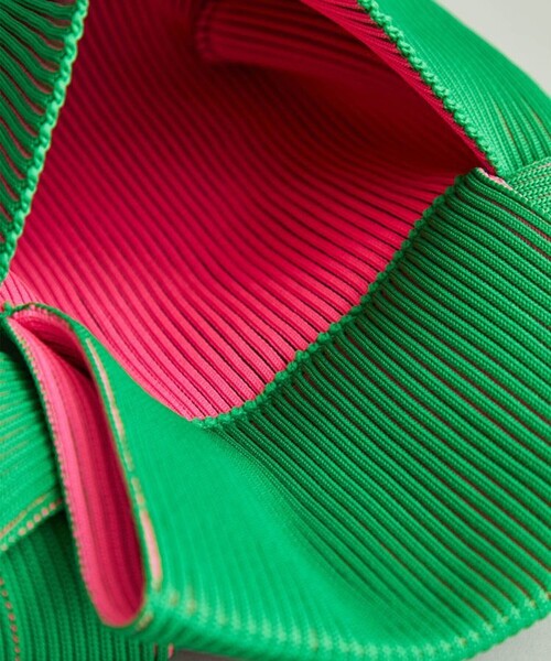 LASTFRAME(ラストフレーム)の「ツートーンオビバッグ L21207(ハンドバッグ・レディース・ブラック/グリーン・FREE)」の16枚目の写真