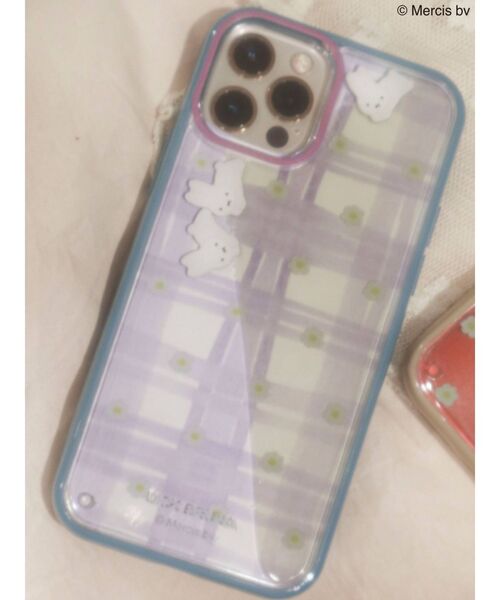 merry jenny（メリージェニー）の「【12】お花のぷかぷか iPhone case（スマホケース/カバー・レディース・ブルー・FREE）」の3枚目の写真