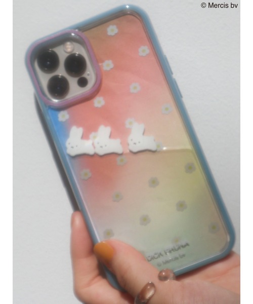 merry jenny（メリージェニー）の「【12】お花のぷかぷか iPhone case（スマホケース/カバー・レディース・ブルー・FREE）」の10枚目の写真