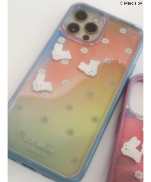 merry jenny（メリージェニー）の「【12】お花のぷかぷか iPhone case（スマホケース/カバー・レディース・ブルー・FREE）」の13枚目の写真