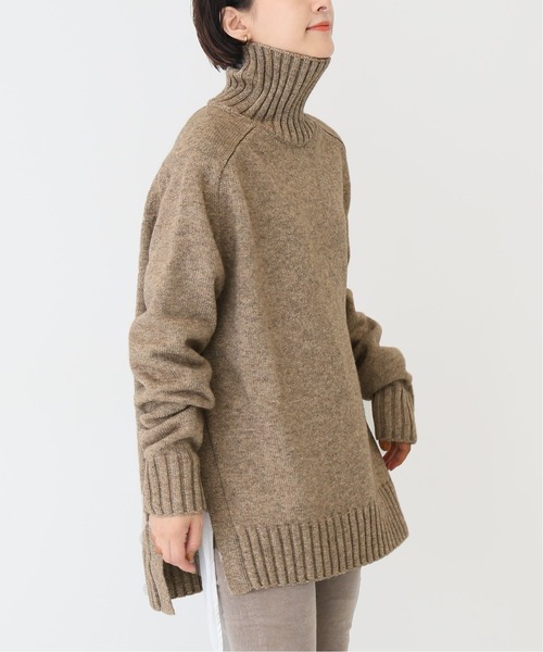 Spick & Span(スピックアンドスパン)の「#≪WEB・一部店限≫プレミアエコタートル◆(ニット/セーター・レディース・モカ/ブラウン/グレー・FREE)」の14枚目の写真