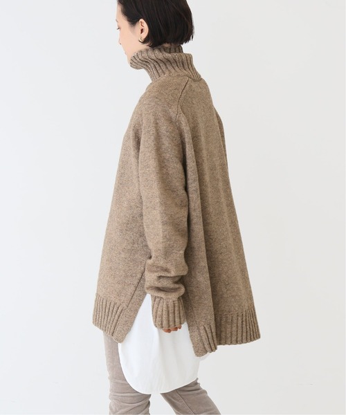 Spick & Span(スピックアンドスパン)の「#≪WEB・一部店限≫プレミアエコタートル◆(ニット/セーター・レディース・モカ/ブラウン/グレー・FREE)」の15枚目の写真