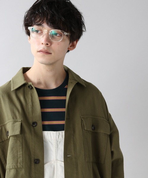 RAGEBLUE(レイジブルー)の「<USAコットン使用>ツイルCPOシャツ/ジャケット/203132(シャツ/ブラウス・メンズ・ホワイト/パープル/オリーブ・MEDIUM/LARGE)」の15枚目の写真