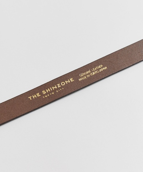 THE SHINZONE（ザ　シンゾーン）の「SLENDER LEATHER BELT（ベルト・レディース・ブラック/ブラウン・FREE）」の7枚目の写真