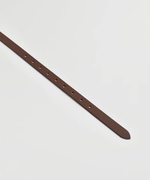 THE SHINZONE（ザ　シンゾーン）の「SLENDER LEATHER BELT（ベルト・レディース・ブラック/ブラウン・FREE）」の6枚目の写真