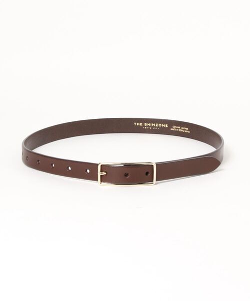 THE SHINZONE（ザ　シンゾーン）の「SLENDER LEATHER BELT（ベルト・レディース・ブラック/ブラウン・FREE）」の5枚目の写真