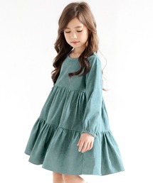 Bee des Bee（ビーデスビー）の「コーデュロイ風 ティアードワンピース（ワンピース）」