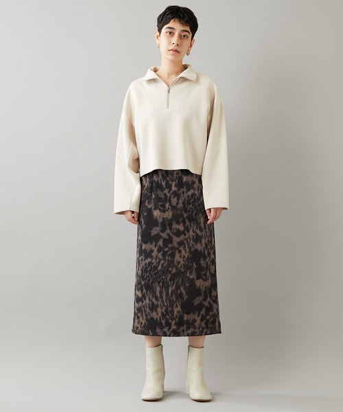 Whim Gazette（ウィムガゼット）の「【THE PAUSE】ダンボールZIPプルオーバー（Tシャツ/カットソー・レディース・ネイビー/グレー/ホワイト系その他・FREE）」の20枚目の写真