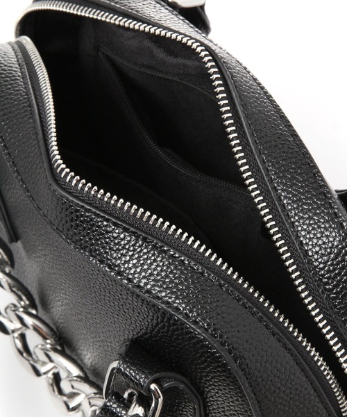 PAGEBOY（ページボーイ）の「チェーンミニボストンバッグ（ショルダーバッグ・レディース・ブラック/オフホワイト/グリーン/シルバー/ブルー・FREE）」の17枚目の写真