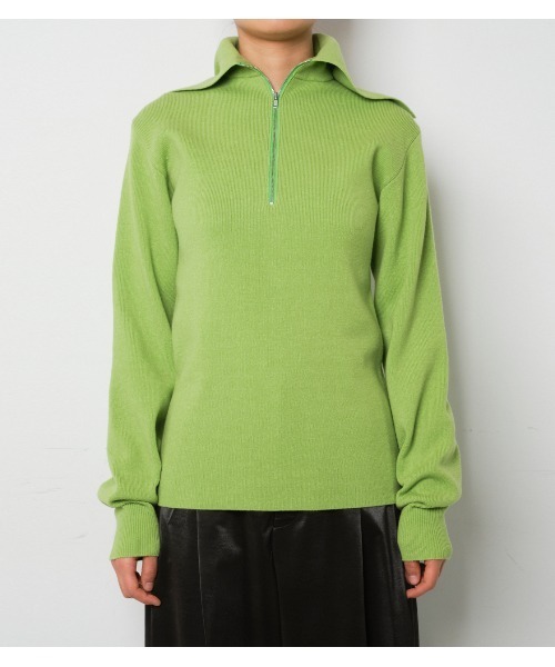 iRENE（アイレネ）の「Zip Up Knit Tops（ニット/セーター）」 - WEAR
