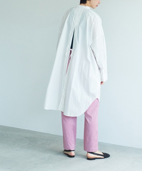 note et silence （ノートエシロンス）の「◇【AMB100貨】タイプライター バックスリットシャツ（シャツ/ブラウス・レディース・ホワイト・FREE）」の20枚目の写真