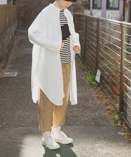 note et silence （ノートエシロンス）の「◇【AMB100貨】タイプライター バックスリットシャツ（シャツ/ブラウス・レディース・ホワイト・FREE）」の22枚目の写真