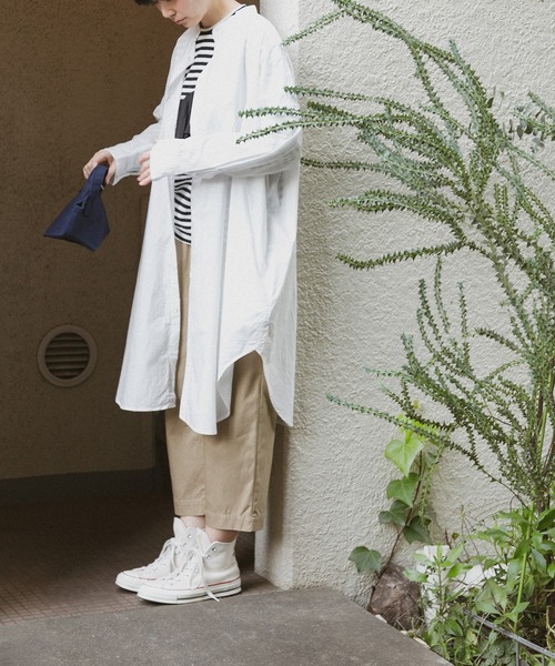 note et silence （ノートエシロンス）の「◇【AMB100貨】タイプライター バックスリットシャツ（シャツ/ブラウス・レディース・ホワイト・FREE）」の10枚目の写真