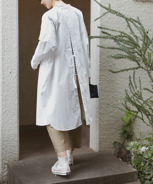 note et silence （ノートエシロンス）の「◇【AMB100貨】タイプライター バックスリットシャツ（シャツ/ブラウス・レディース・ホワイト・FREE）」の19枚目の写真