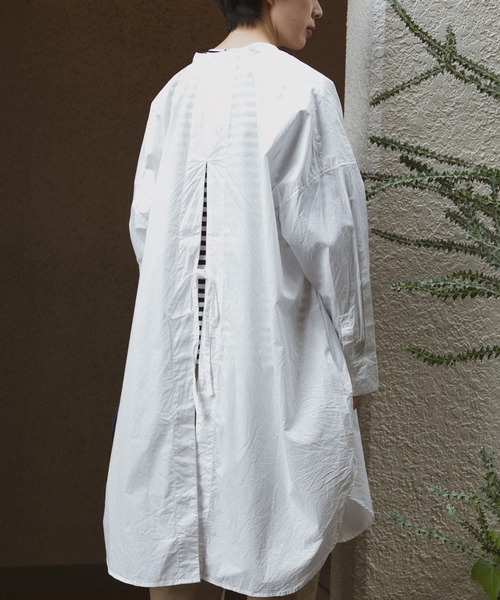note et silence （ノートエシロンス）の「◇【AMB100貨】タイプライター バックスリットシャツ（シャツ/ブラウス・レディース・ホワイト・FREE）」の15枚目の写真