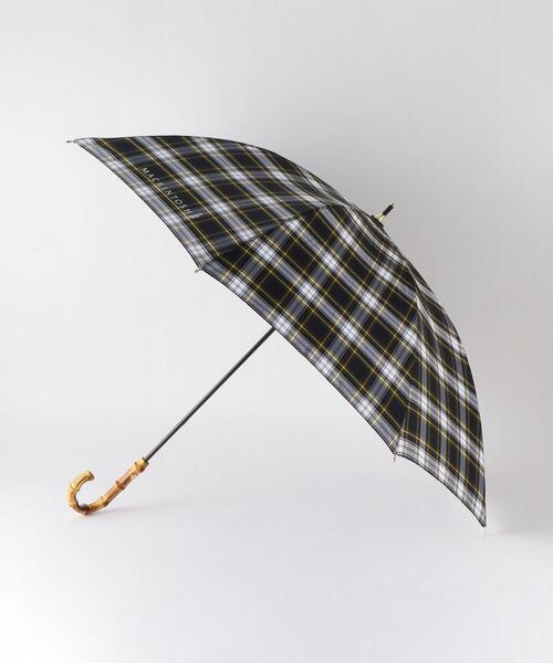 BEAUTY&YOUTH UNITED ARROWS(ビューティーアンドユースユナイテッドアローズ)の「<MACKINTOSH>HERIOT CHECK UMBRELLA/長傘 Ψ◆(長傘・レディース・ネイビー/ブラウン・FREE)」の1枚目の写真