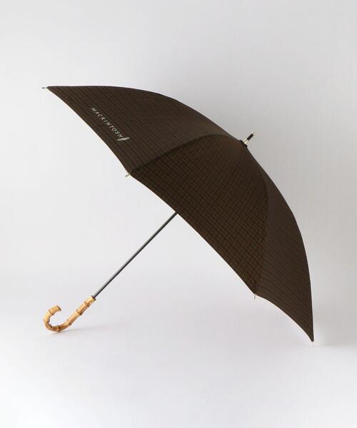 BEAUTY&YOUTH UNITED ARROWS(ビューティーアンドユースユナイテッドアローズ)の「<MACKINTOSH>HERIOT CHECK UMBRELLA/長傘 Ψ◆(長傘・レディース・ネイビー/ブラウン・FREE)」の2枚目の写真