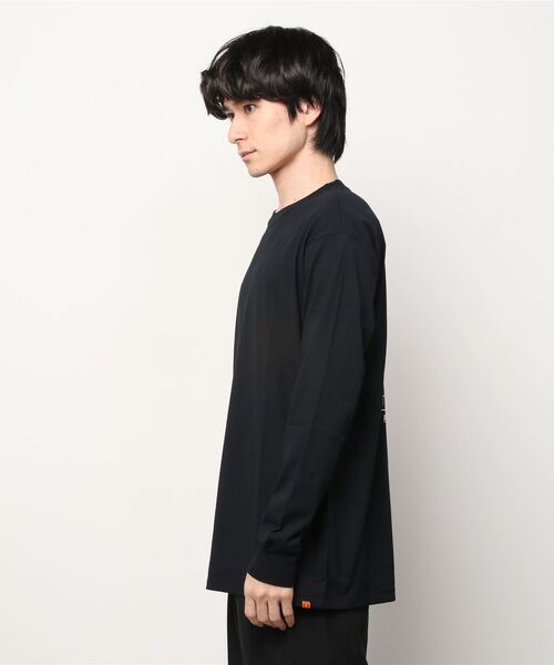 ellesse（エレッセ）の「ellesse LS テニスボーイ ティー（Tシャツ/カットソー・メンズ・ブラック・L/XL/M）」の2枚目の写真