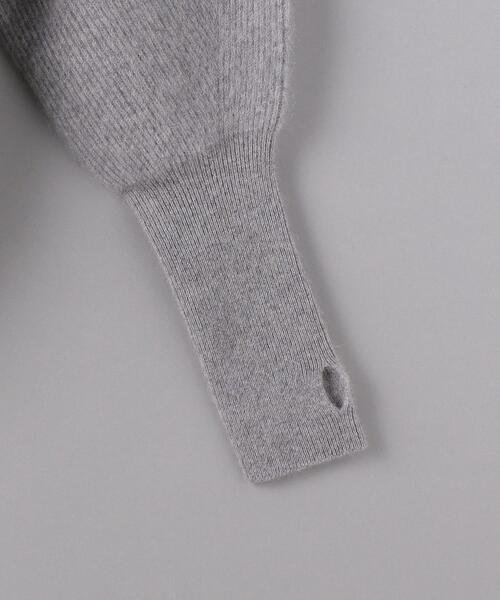 BATONER(バトナー)の「<BATONER(バトナー)>ハイネック チュニックニット(ニット/セーター・レディース・グレー/オリーブ・1)」の15枚目の写真