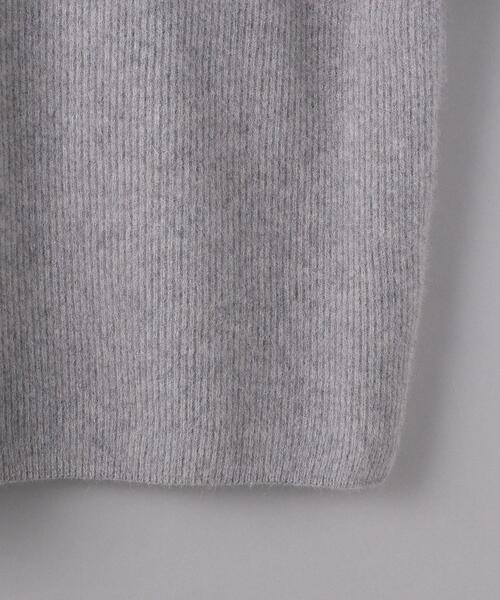 BATONER(バトナー)の「<BATONER(バトナー)>ハイネック チュニックニット(ニット/セーター・レディース・グレー/オリーブ・1)」の17枚目の写真
