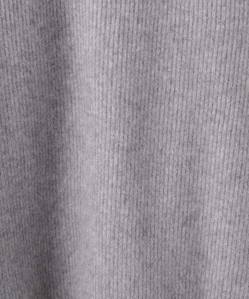 BATONER(バトナー)の「<BATONER(バトナー)>ハイネック チュニックニット(ニット/セーター・レディース・グレー/オリーブ・1)」の18枚目の写真
