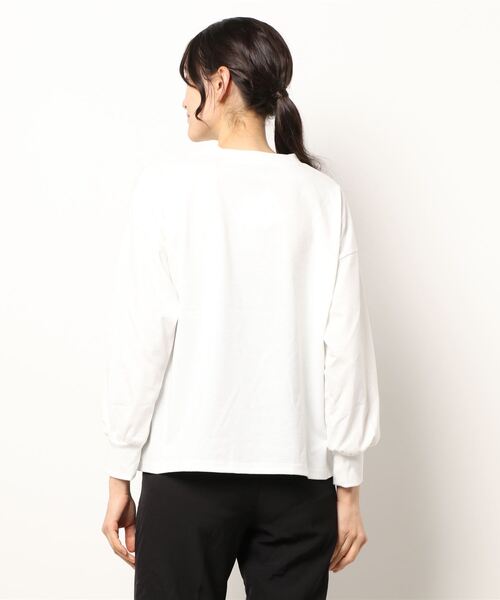 CECIL McBEE（セシルマクビー）の「アニマルロゴプリントトップス（Tシャツ/カットソー・レディース・ブラック/オフホワイト・MEDIUM）」の4枚目の写真