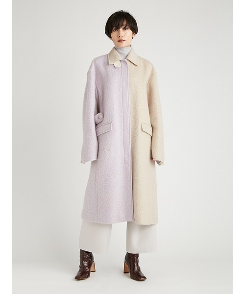 Styling（スタイリング）  シャギーステンカラーコート Styling（スタイリング） シャギーステンカラーコート - メルカリ