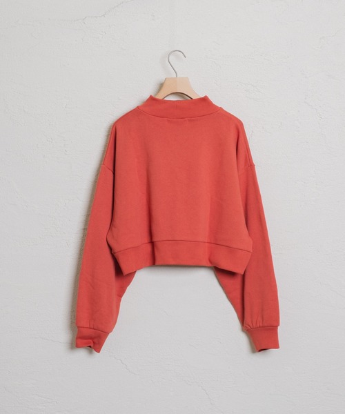 Kastane（カスタネ）の「【コラボアイテム】Yuri Hanamori コラボ クロップドスェット（スウェット・レディース・オレンジ・FREE）」の12枚目の写真