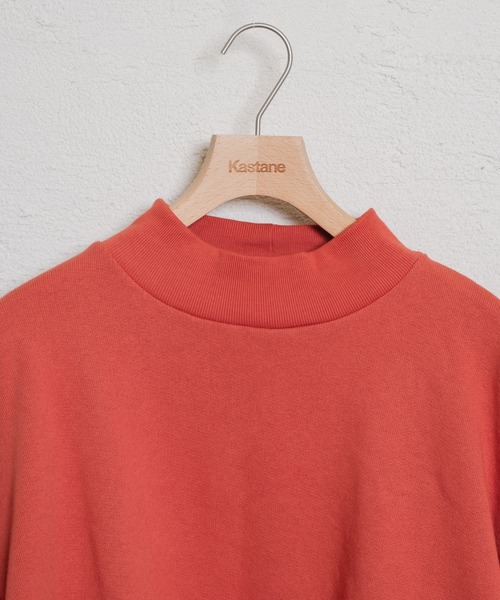 Kastane（カスタネ）の「【コラボアイテム】Yuri Hanamori コラボ クロップドスェット（スウェット・レディース・オレンジ・FREE）」の9枚目の写真