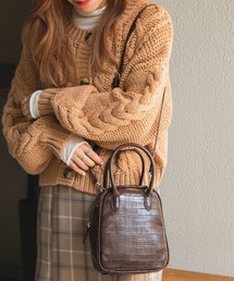 WEGO | WEGO/台形ボストンショルダーバッグ(ショルダーバッグ)