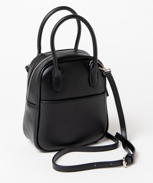 WEGO(ウィゴー)の「WEGO/台形ボストンショルダーバッグ(ショルダーバッグ・レディース・ブラウン/その他1/グリーン/ブラック/オフホワイト・FREE)」の7枚目の写真