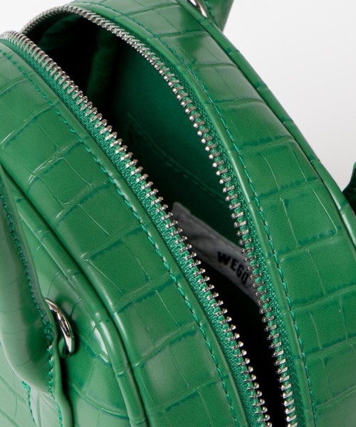 WEGO(ウィゴー)の「WEGO/台形ボストンショルダーバッグ(ショルダーバッグ・レディース・ブラウン/その他1/グリーン/ブラック/オフホワイト・FREE)」の14枚目の写真