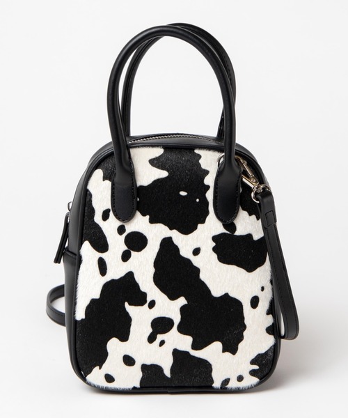 WEGO(ウィゴー)の「WEGO/台形ボストンショルダーバッグ(ショルダーバッグ・レディース・ブラウン/その他1/グリーン/ブラック/オフホワイト・FREE)」の6枚目の写真