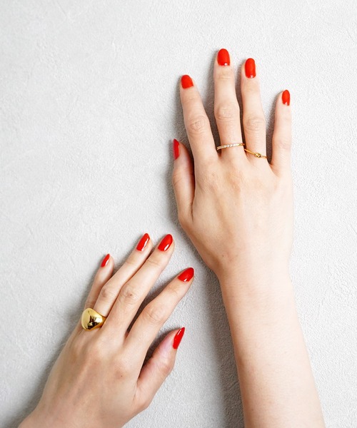 SIGNAL（シグナル）の「【SIGNAL/ シグナル】Half Eternity Ring　/ ハーフエタニティーリング（リング・レディース・シルバー/ゴールド・#11）」の6枚目の写真