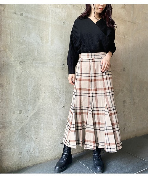 GALENA（ガレナ）の「【GALENA/ガレナ】クロス編みニット（ニット/セーター・レディース・ライトピンク/ホワイト/ライトブルー/ブラック・FREE）」の16枚目の写真