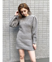 ENVYM | 片畦ＫｎｉｔＯＰ(ワンピース)