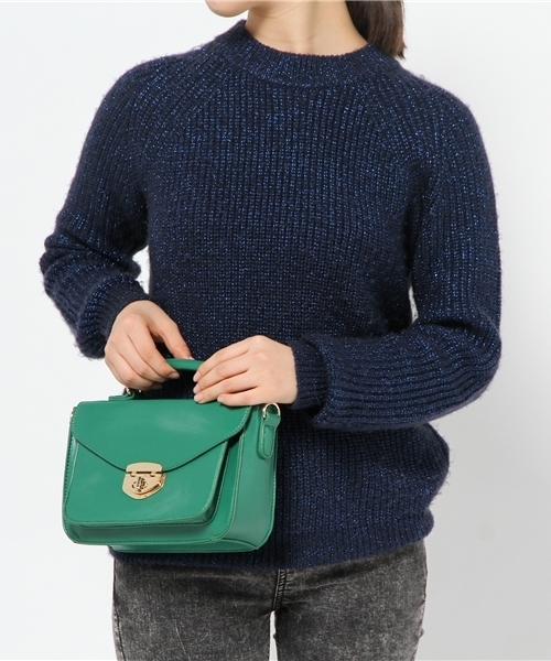 OUTLET（アウトレット）の「【Ciaopanic】フラップヒネリ2WAYショルダー（ショルダーバッグ・レディース・グリーン/ネイビー/ピンク・0）」の6枚目の写真