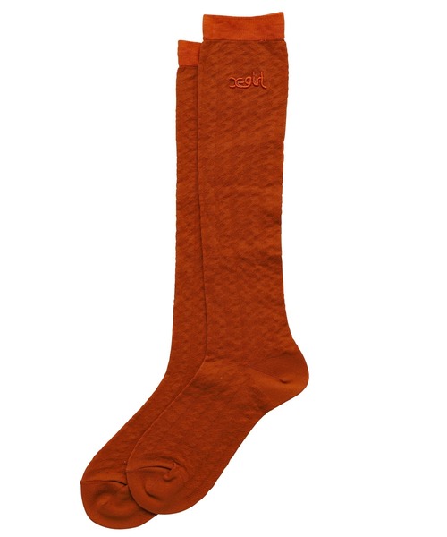 X-girl（エックスガール）の「SHEER HIGH SOCKS（ソックス/靴下・レディース・ブラック/ブラウン・ONE SIZE）」の6枚目の写真