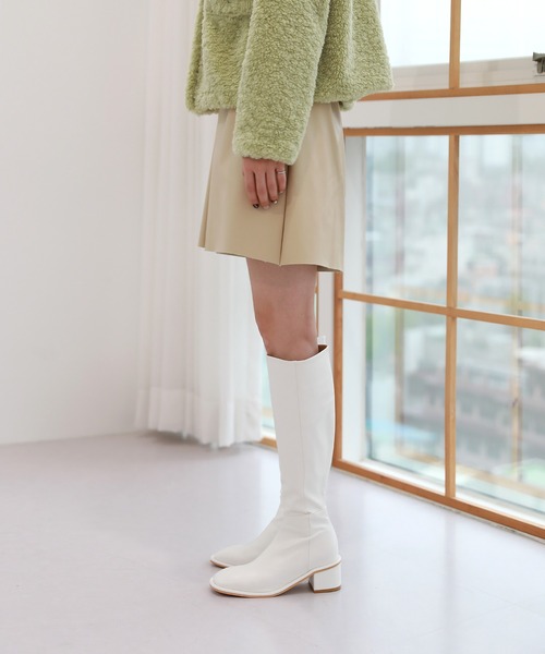 by muni:r（バイ ムニール）の「Aライン ショートパンツ（スカート・レディース・ブラック/ベージュ/ブラウン・FREE）」の18枚目の写真