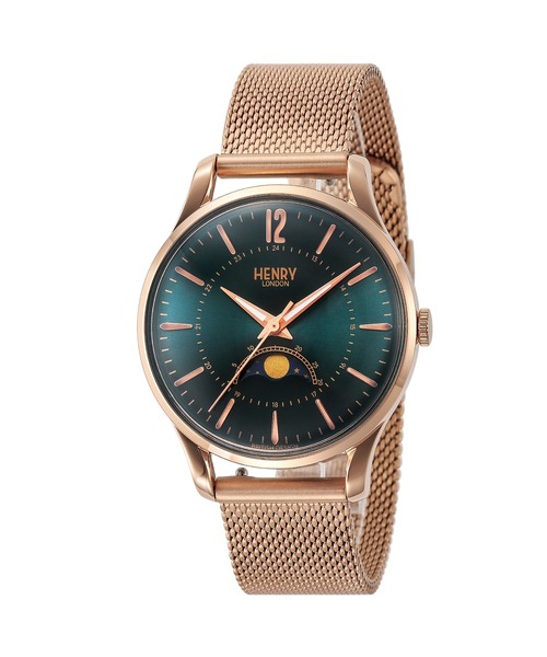 HENRY LONDON（ヘンリーロンドン）の「HENRY LONDON STRATFORD 腕時計 HL34-LM-0378 メンズ レディース（アナログ腕時計・レディース・グリーン・FREE）」の2枚目の写真
