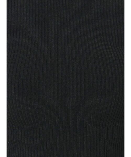 EMODA（エモダ）の「オーバーカラーデコルテニット（ニット/セーター・レディース・ブラック/パープル/グレー/ライム・FREE）」の7枚目の写真