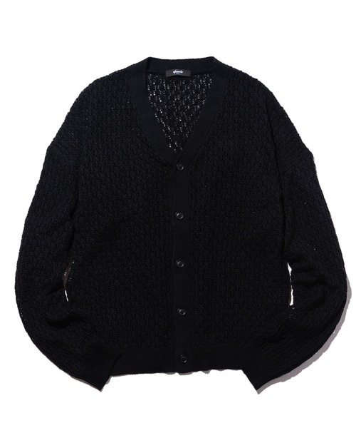 glamb（グラム）の「Openwork Cardgian / オープンワークカーディガン（カーディガン/ボレロ・メンズ・ブラック/グリーン/イエロー・L/M/S）」の10枚目の写真