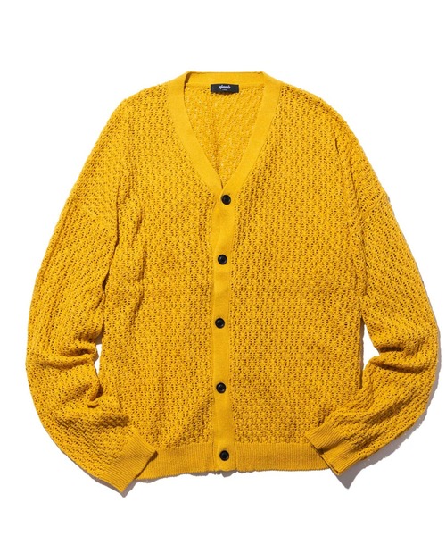 glamb（グラム）の「Openwork Cardgian / オープンワークカーディガン（カーディガン/ボレロ・メンズ・ブラック/グリーン/イエロー・L/M/S）」の8枚目の写真
