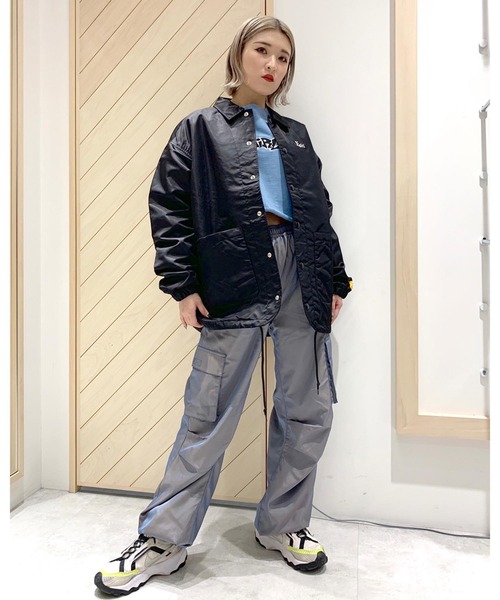 X-girl（エックスガール）の「RELAXED COACH JACKET（ナイロン
