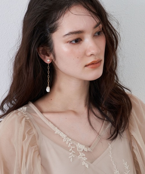 新品LA BELLE ETUDE チュールレースボリューム袖SETワンピース LA BELLE ETUDE（ラベルエチュード）の「オリジナルチュール