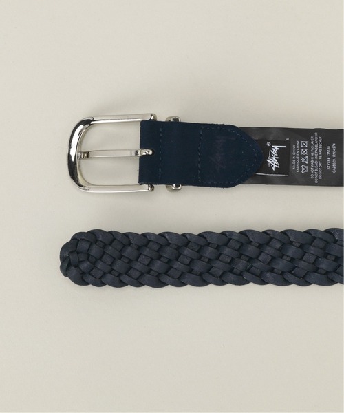 STUSSY（ステューシー）の「【STUSSY / ステューシー】Braided Leather Belt（ベルト・メンズ・ブラック/ブルー・SMALL/MEDIUM）」の8枚目の写真
