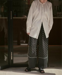 titivate | ﾄﾞｯﾄ柄ｾﾐﾜｲﾄﾞﾊﾟﾝﾂ(その他パンツ)